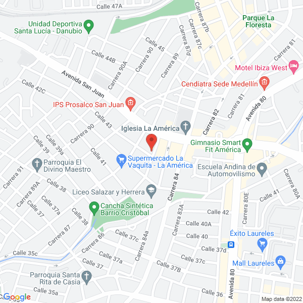 Mapa de Industrias Bersal S.A.S.