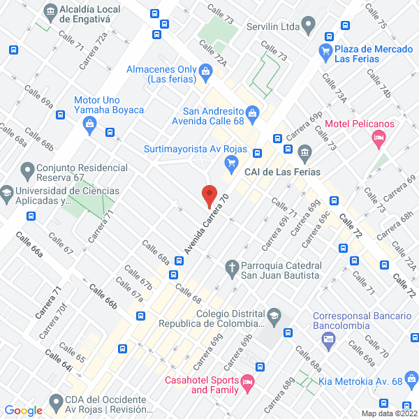 Mapa de Baterias Golden Fulgor S.A.S.
