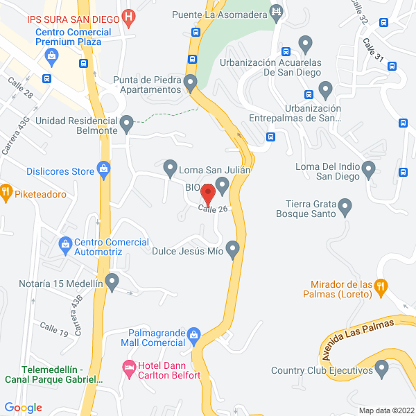 Mapa de Innovation And Consulting Sas