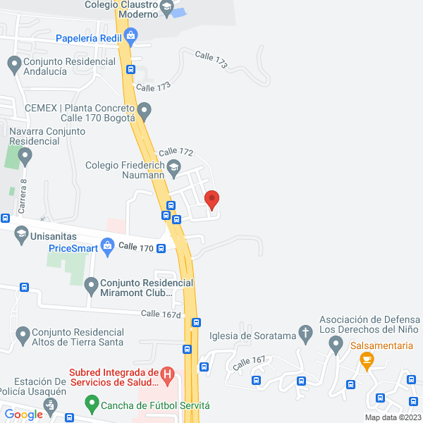Mapa de Compañia De Servicios Integrales En Logística S.A.S.