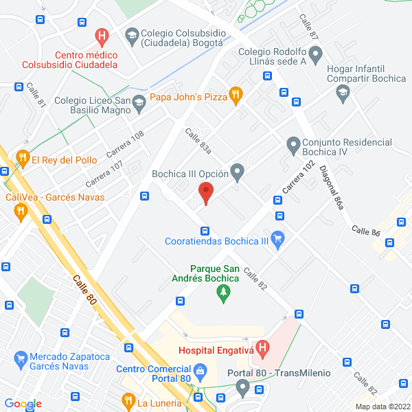 Mapa de H Y R Alimentos Y Servicios S.A.S.