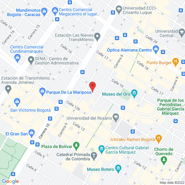 Mapa de Eventos Sobre Ruedas S.A.S.