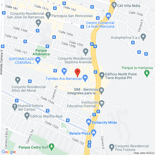 Mapa de Joaco Burger S.A.S.