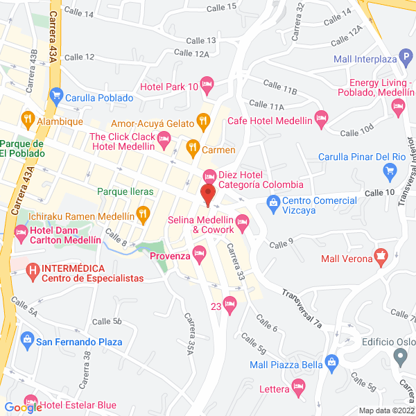 Mapa de Akio Administrar S.A.S.