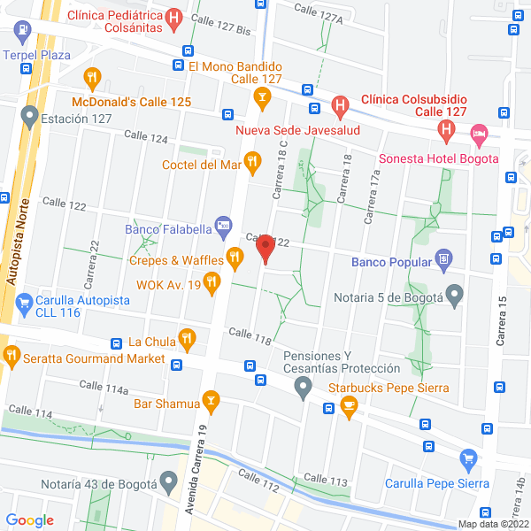 Mapa de Aviadores Civiles Asociados Aca SA