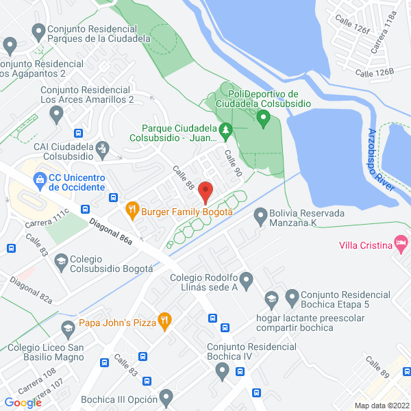 Mapa de Comercializadora Engama Eu