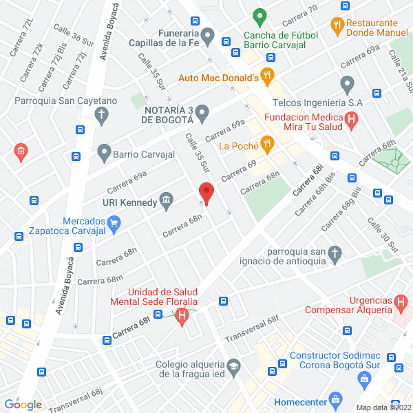 Mapa de Soluciones Integrales J.F S.A.S.