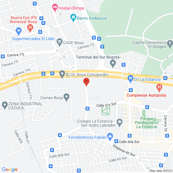 Mapa de Nacional De Equipos Especializados S.A.S.