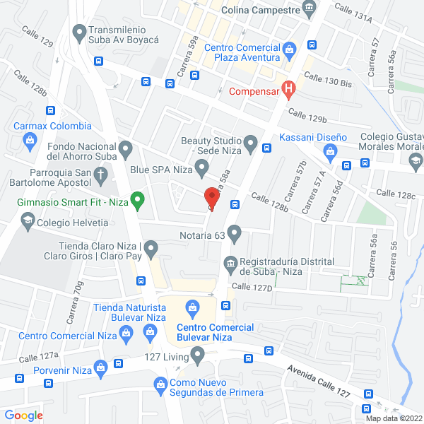 Mapa de Suizo Cuadrado S.A.S.