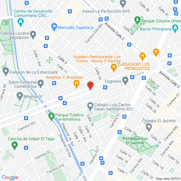 Mapa de Comercializadora Koreana De Repuestos C.K.R. Ltda.