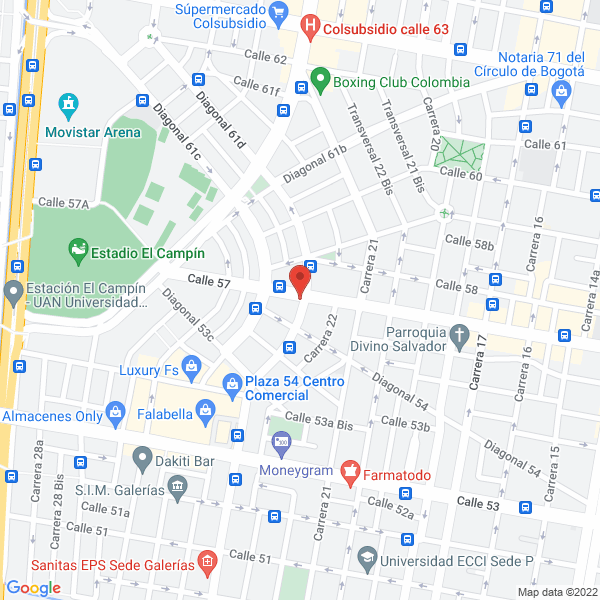 Mapa de Grupo Editorial Avanza S.A.S.