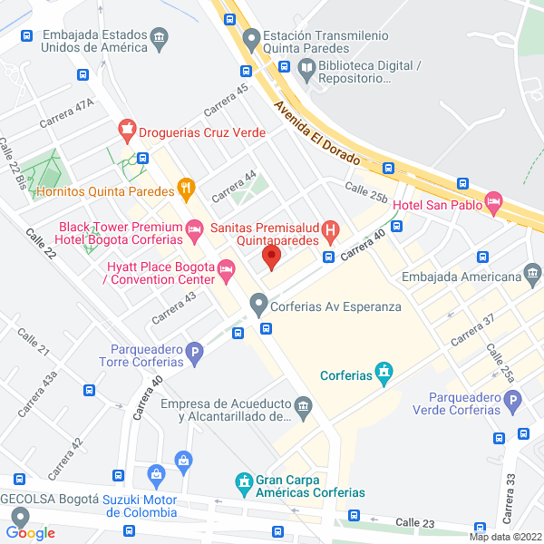 Mapa de Long Sports Trading S.A.S.