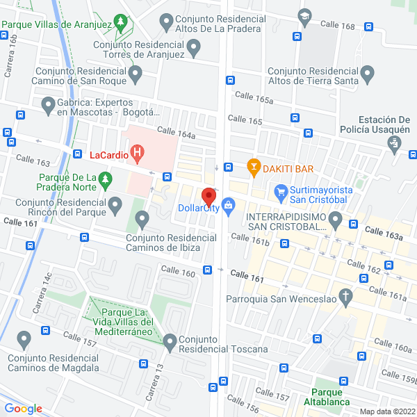 Mapa de Evn Eléctricos S.A.S.