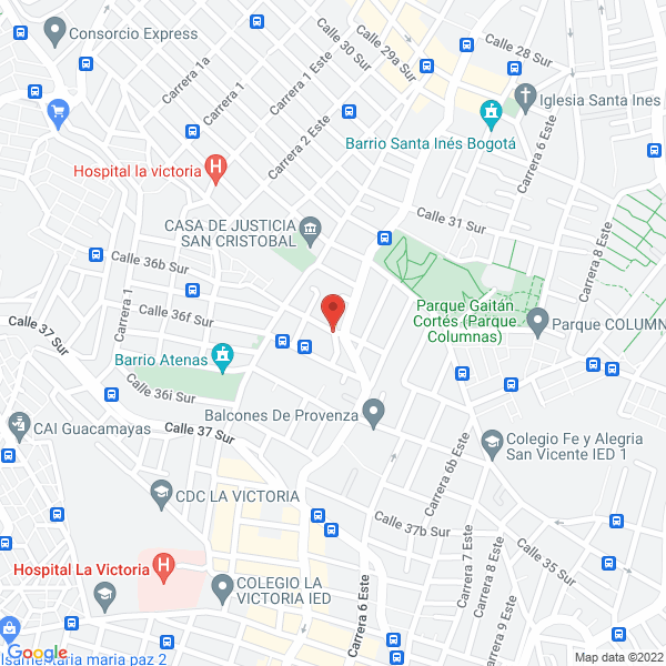 Mapa de Otálora Aragón Y Cía. S. En C.