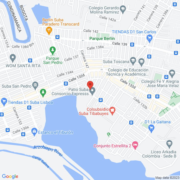 Mapa de Transmisalud S.A.S