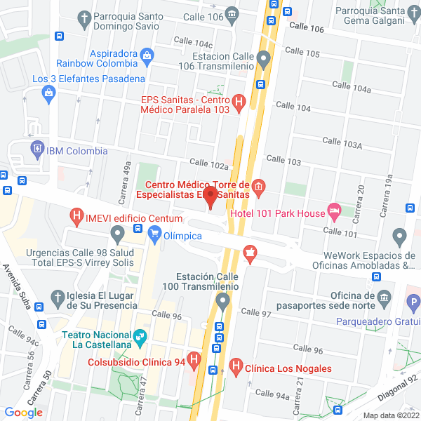 Mapa de Beatriz Gallo S.A.S.