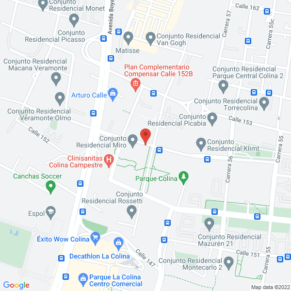 Mapa de One To One Solutions S.A.S..