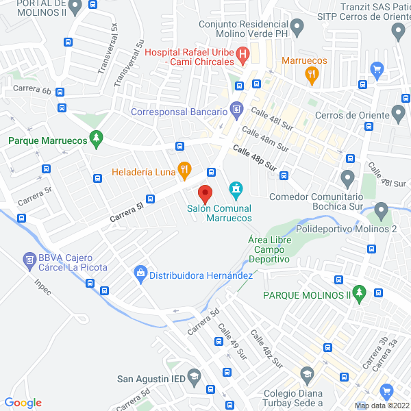 Mapa de Medaquim S.A.S.