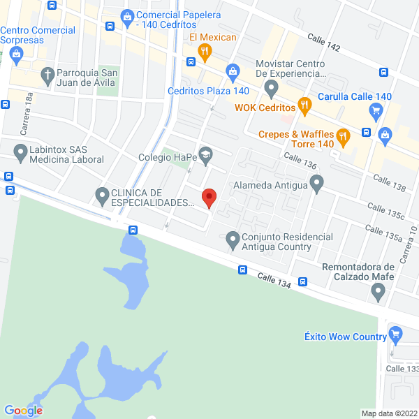 Mapa de Happykids Kindergarden S.A.S.