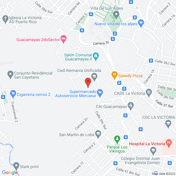 Mapa de D R Electricistas S.A.S.