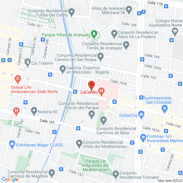 Mapa de Hospedaje Belisa S.A.S.