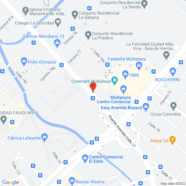 Mapa de Tullegada.Com Colombia S.A.S.