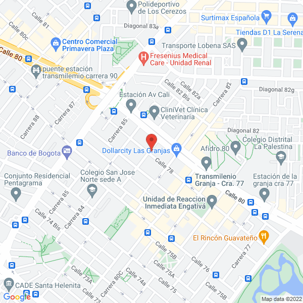 Mapa de Taximanager Inversiones S.A.S.