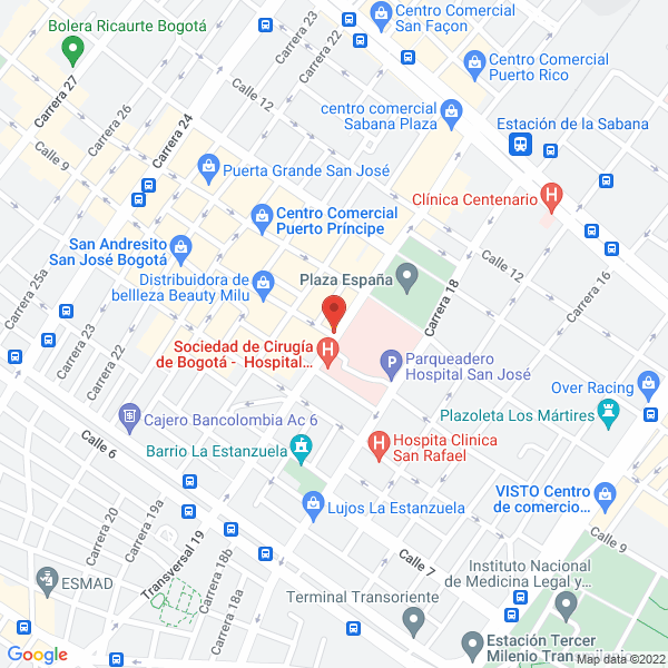 Mapa de J E Consultores Laborales S.A.S.
