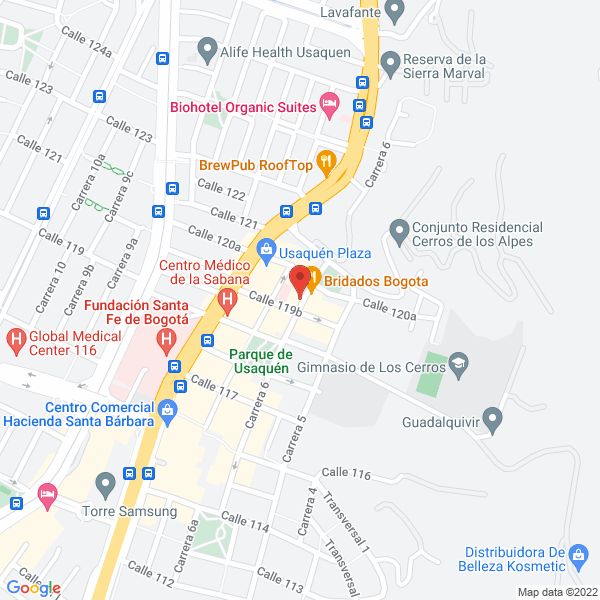Mapa de Tambourini S.A.S.