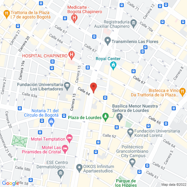 Mapa de Fábrica De Resistencias Y Coraza S.A.S