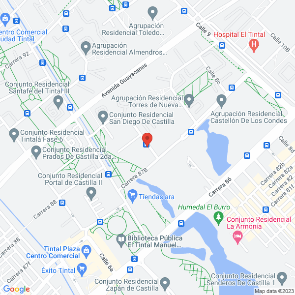 Mapa de Transportes Y Suministros Terranova S.A.S.