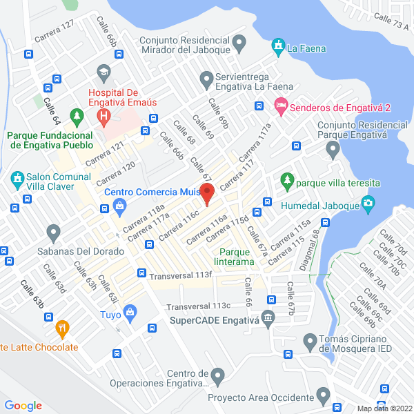 Mapa de Jeydar Supertiendas Ltda.