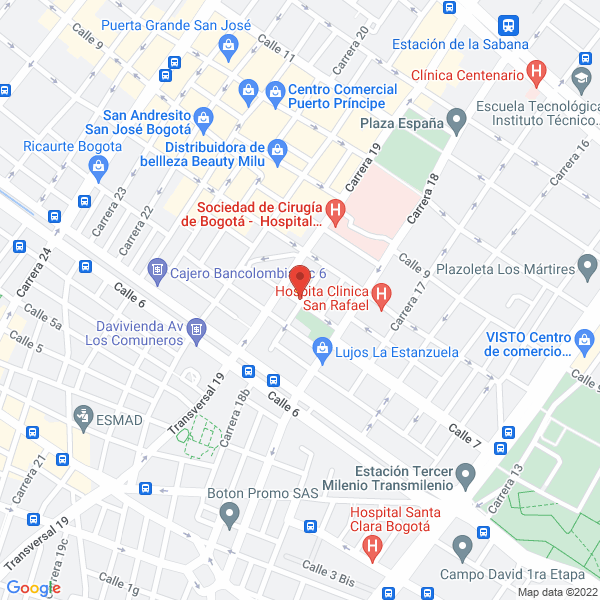 Mapa de Unifuller S.A.S.