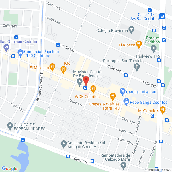 Mapa de Beretail S.A.S.