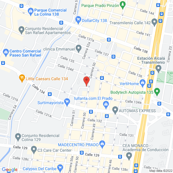 Mapa de Toyo Diler S.A.S.