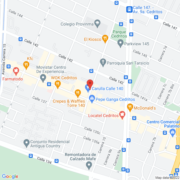 Mapa de Dissema S.A.S.