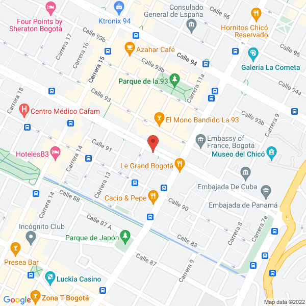 Mapa de Zona Organica S.A.S.