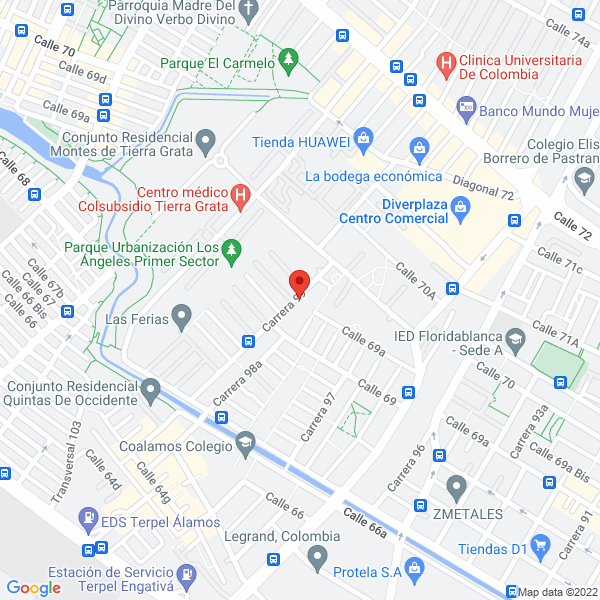 Mapa de Proimport Tech De Colombia S.A.S.