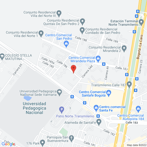 Mapa de Transportes Especiales Ruiz C. S.A.S.