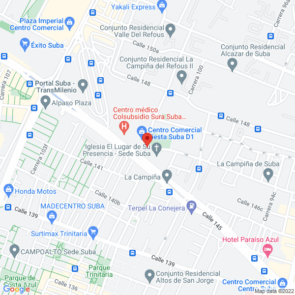 Mapa de Droguería Gyj S.A.S.