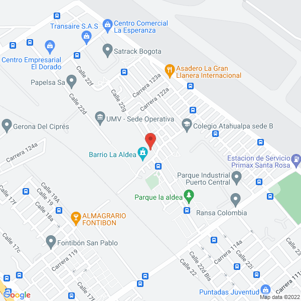 Mapa de Inggenium S.A.S.