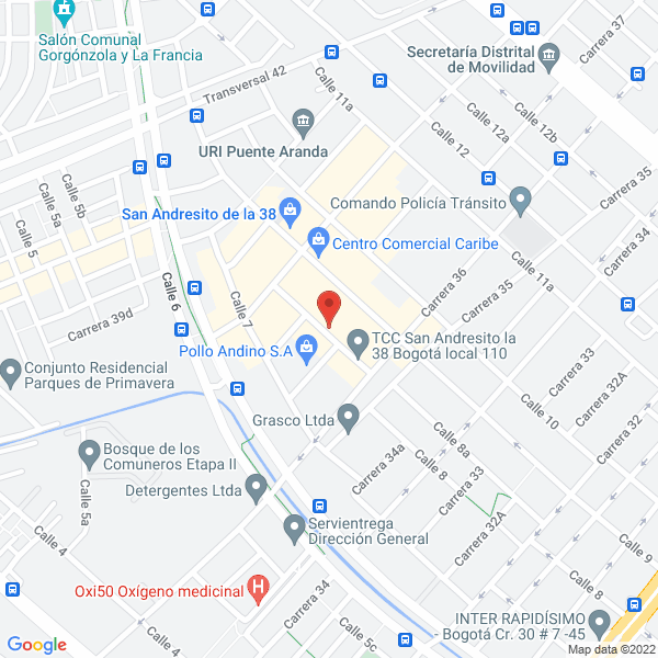 Mapa de Subkapital De Colombia S.A.S.