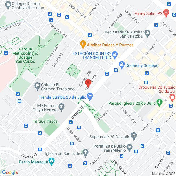 Mapa de Colombiana De Servicios Y Grúas Herrera & Mesa S.A.S.