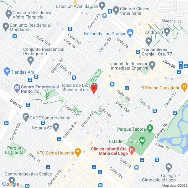 Mapa de Jardín Infantil Reino Américano S.A.S.