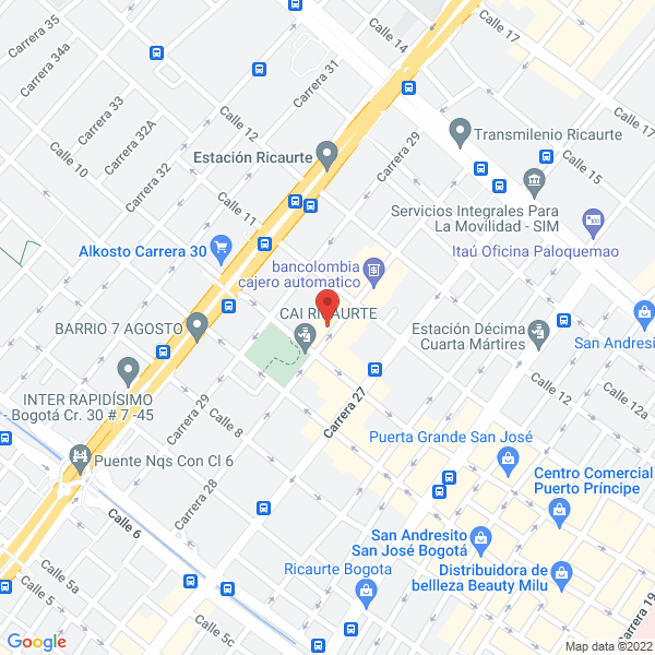 Mapa de Creative Point S.A.S.