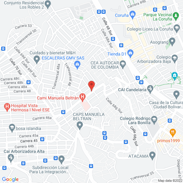 Mapa de Edificar Dry Wall S.A.S.