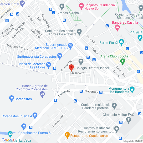 Mapa de Uníversal De Lujos Amarillo S & F M S.A.S.