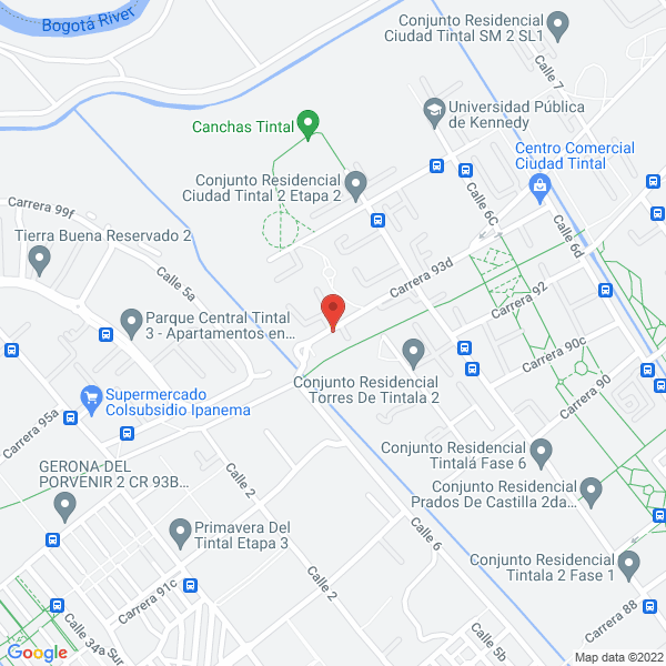 Mapa de Blunet Comunicaciones S.A.S.