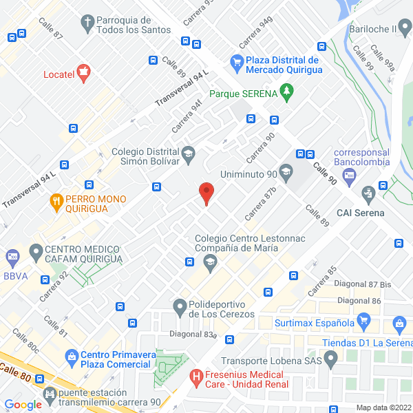 Mapa de Transportes Alca S.A.S