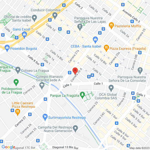Mapa de Punto Cristiano S.A.S.